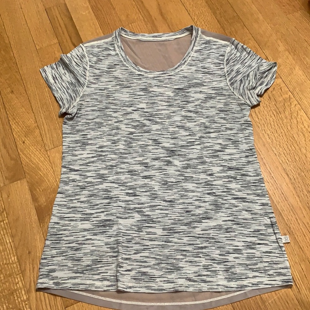 Lululemon SS Top with Sheer Back